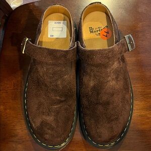 Dr. Martens Brown Suede Women's Shoes